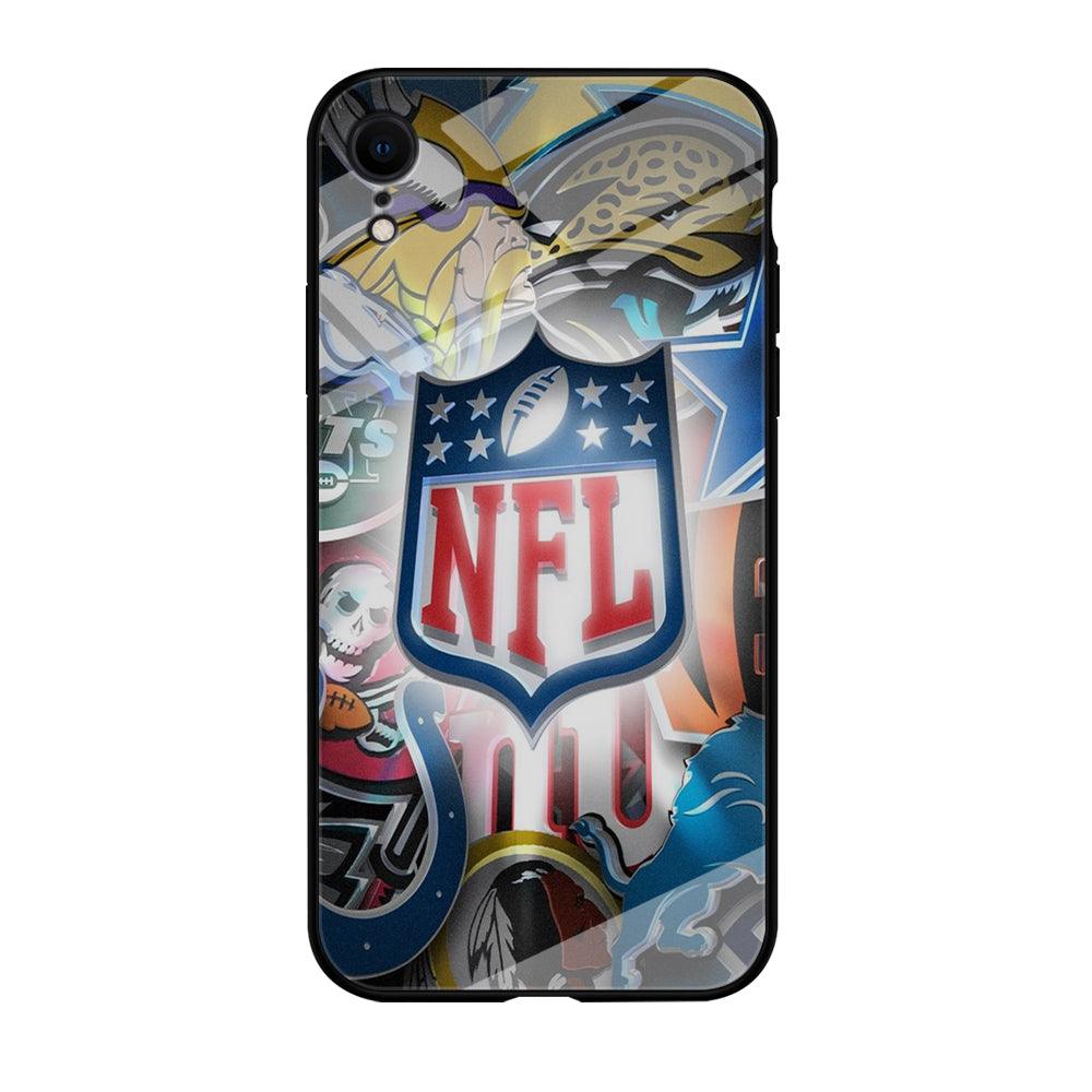 National Football League 002 iPhone XR Case-Tempered Glass Case-Xtracase