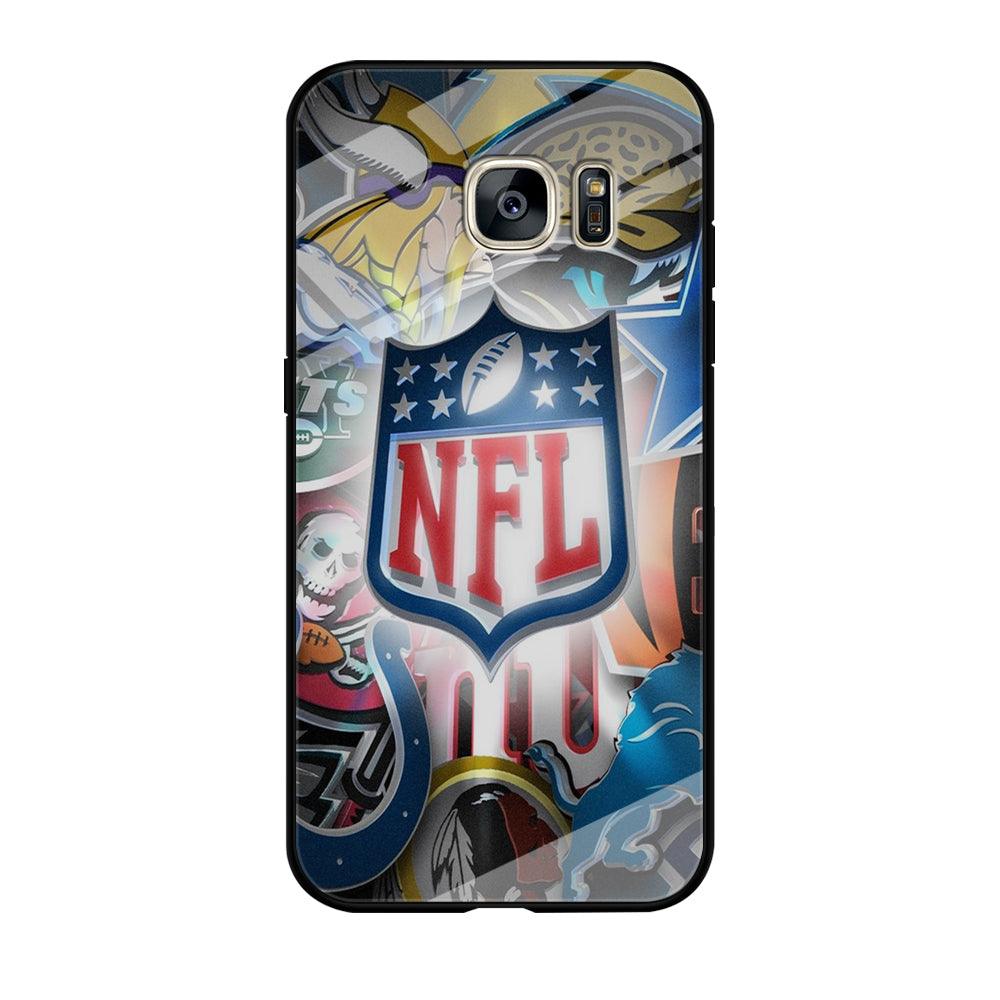 National Football League 002 Samsung Galaxy S7 Edge Case-Tempered Glass Case-Xtracase