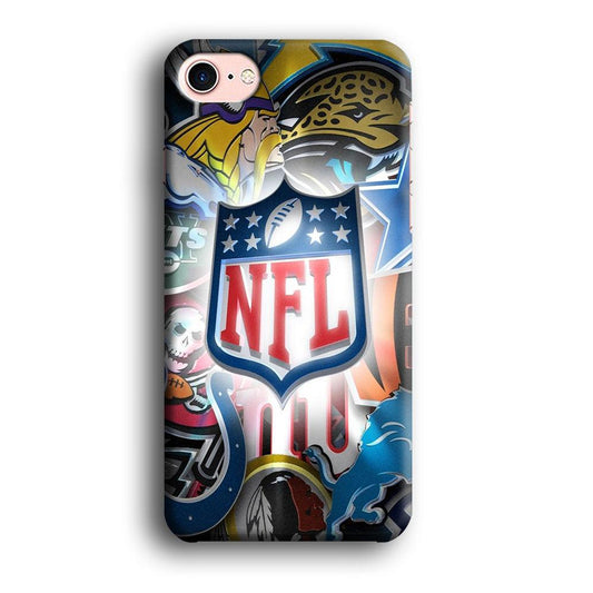 National Football League 002 iPhone 8 Case-Plastic / Full Wrap (3D Case)-Xtracase