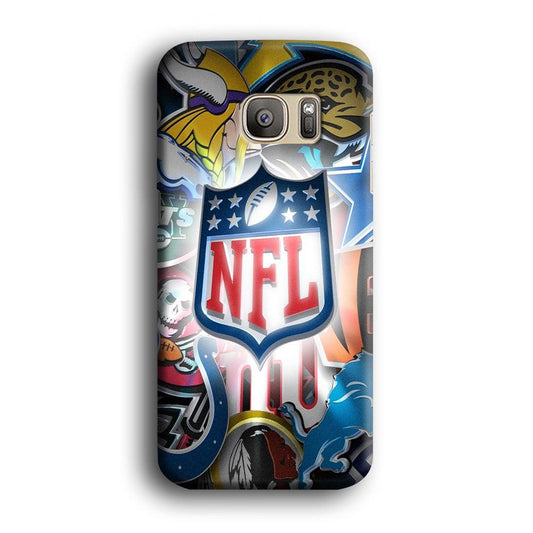 National Football League 002 Samsung Galaxy S7 Edge Case-Plastic / Full Wrap (3D Case)-Xtracase