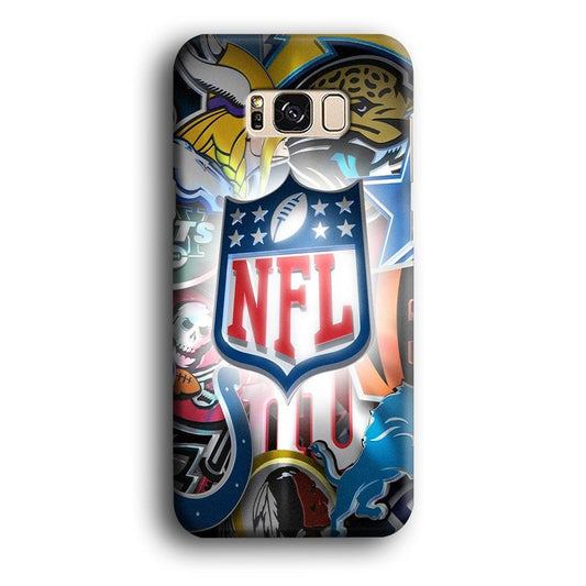 National Football League 002 Samsung Galaxy S8 Case-Plastic / Full Wrap (3D Case)-Xtracase