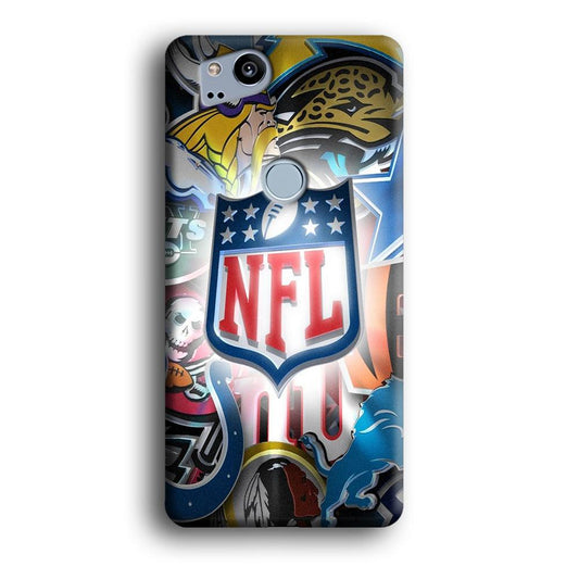 National Football League 002 Google Pixel 2 3D Case-Xtracase