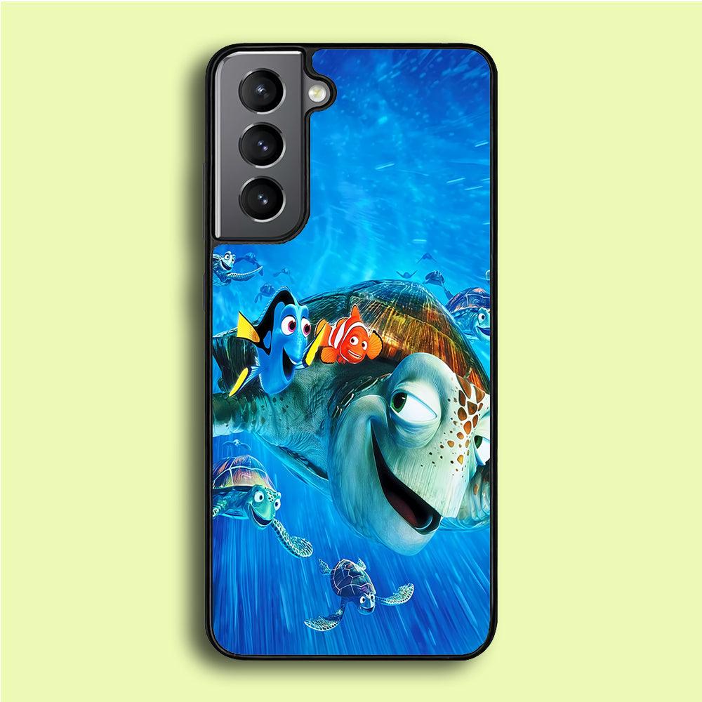 Nemo Dorry and Turtles Samsung Galaxy A16 Case-Rubber / Black (2D Case)-Xtracase