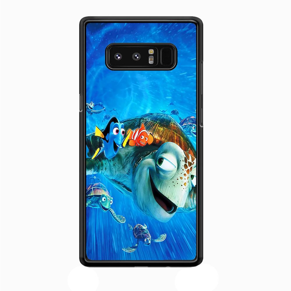 Nemo Dorry and Turtles Samsung Galaxy Note 8 Case-Plastic / Full Wrap (3D Case)-Xtracase