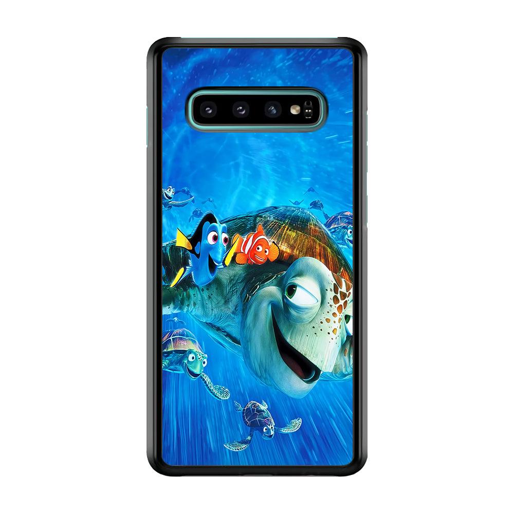 Nemo Dorry and Turtles Samsung Galaxy S10 Case-Plastic / Full Wrap (3D Case)-Xtracase