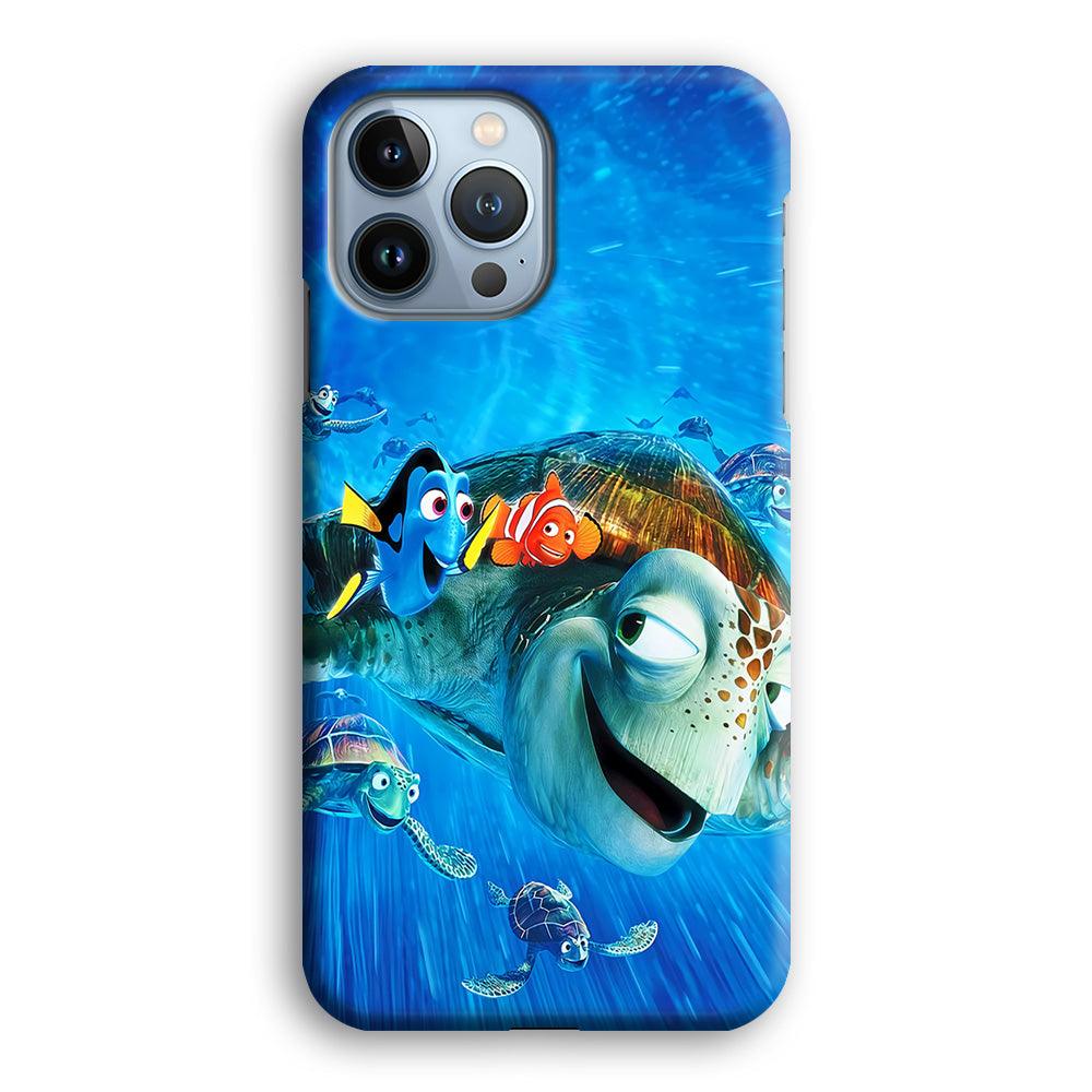 Nemo Dorry and Turtles iPhone 13 Pro Case-Plastic / Full Wrap (3D Case)-Xtracase