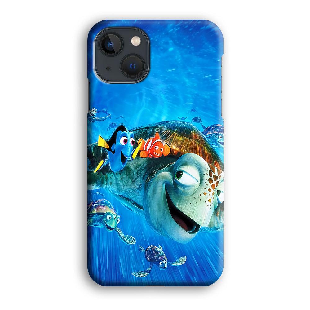 Nemo Dorry and Turtles iPhone 13 Mini Case-Plastic / Full Wrap (3D Case)-Xtracase