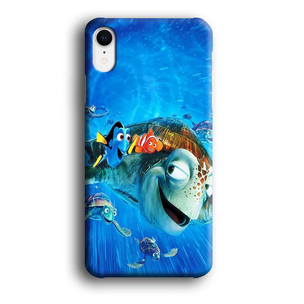 Nemo Dorry and Turtles iPhone XR Case-Plastic / Full Wrap (3D Case)-Xtracase