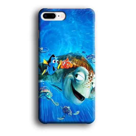 Nemo Dorry and Turtles iPhone 8 Plus Case-Plastic / Full Wrap (3D Case)-Xtracase