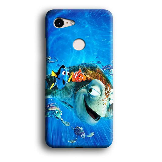 Nemo Dorry and Turtles Google Pixel 3 3D Case-Xtracase