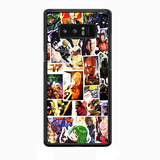 OPM Saitama Photo Collection Samsung Galaxy Note 8 Case-Rubber / Black (2D Case)-Xtracase