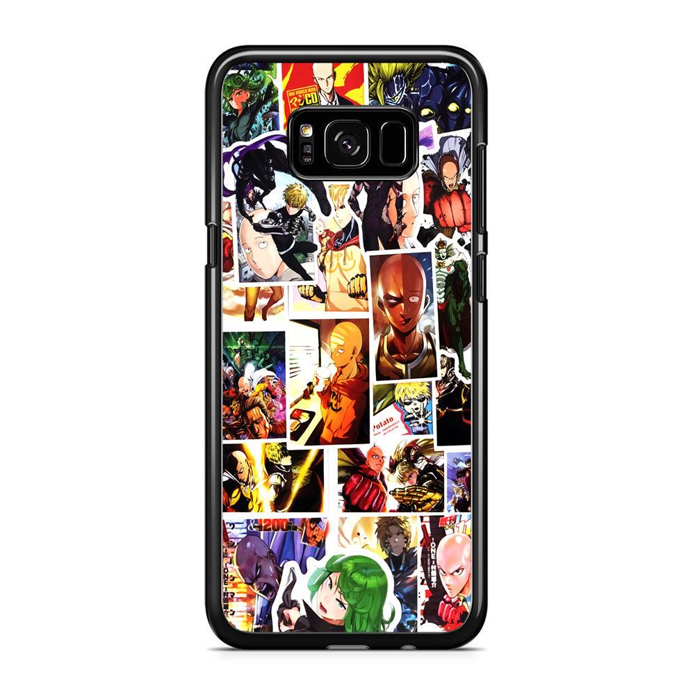 OPM Saitama Photo Collection Samsung Galaxy S8 Case-Rubber / Black (2D Case)-Xtracase