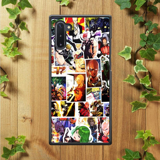 OPM Saitama Photo Collection Samsung Galaxy Note 10 Case-Rubber / Black (2D Case)-Xtracase