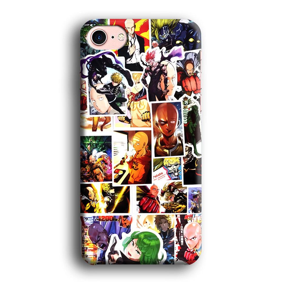 OPM Saitama Photo Collection iPhone SE 2020 Case-Plastic / Full Wrap (3D Case)-Xtracase