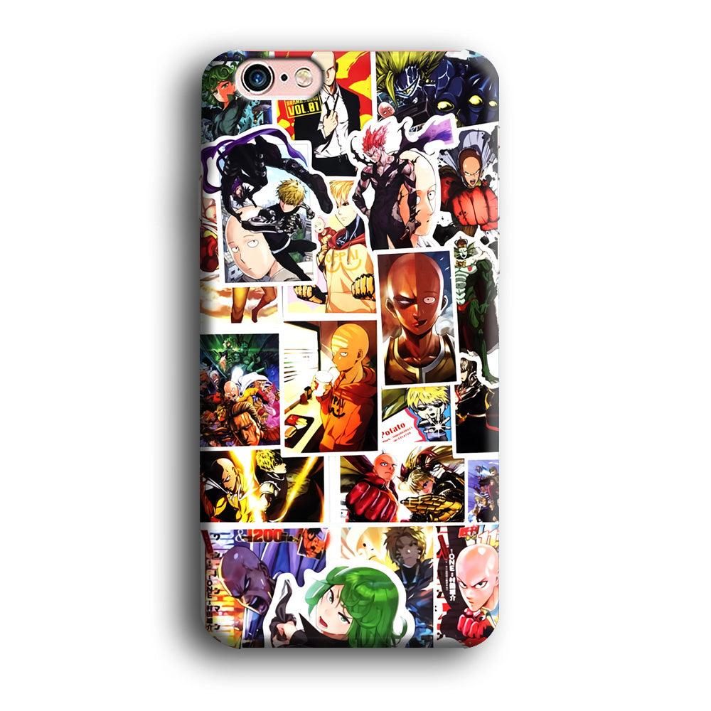 OPM Saitama Photo Collection iPhone 6 | 6s Case-Plastic / Full Wrap (3D Case)-Xtracase