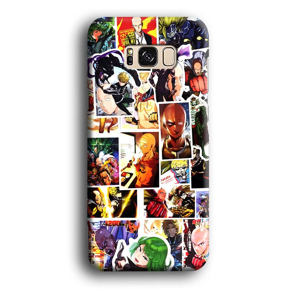 OPM Saitama Photo Collection Samsung Galaxy S8 Case-Plastic / Full Wrap (3D Case)-Xtracase