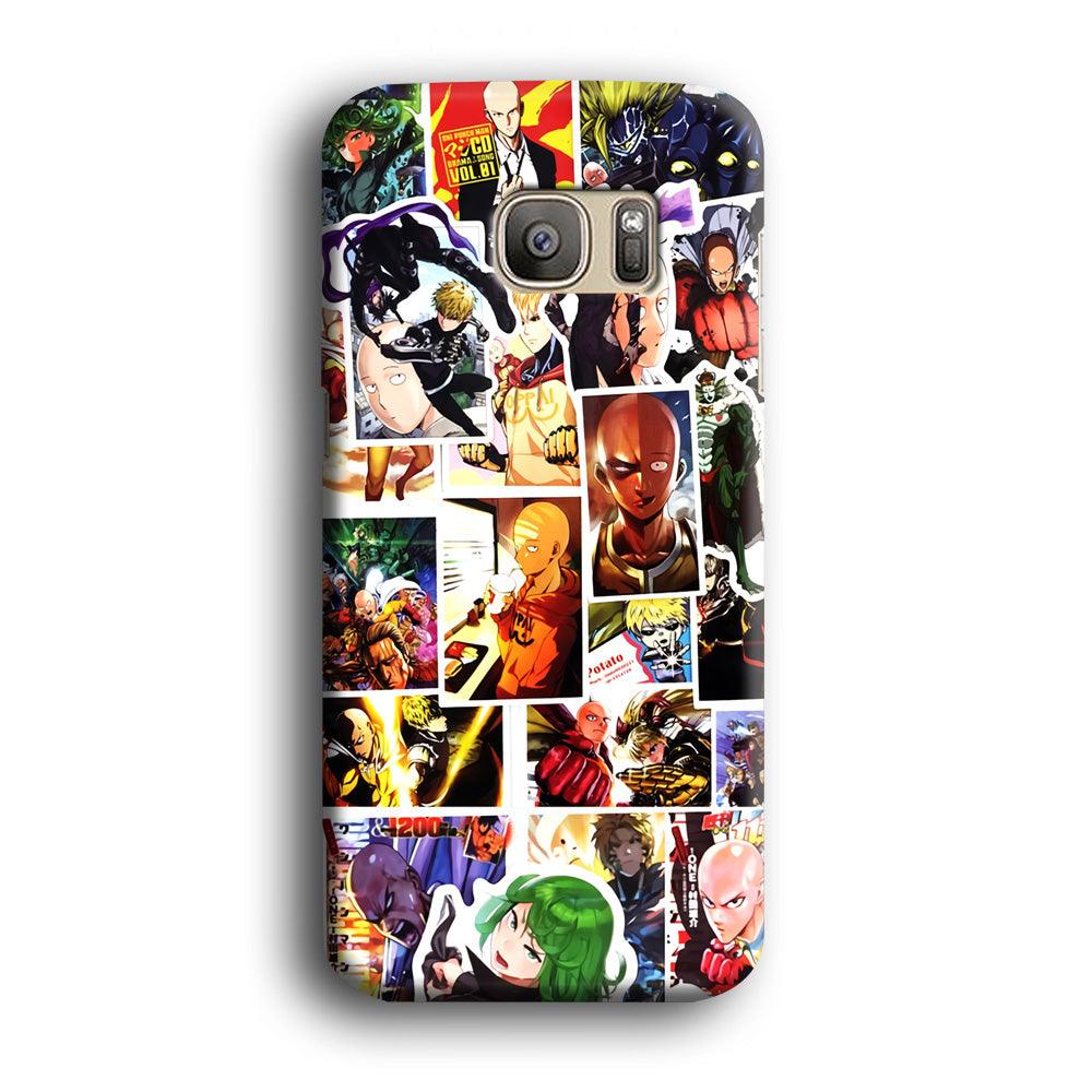 OPM Saitama Photo Collection Samsung Galaxy S7 Edge Case-Plastic / Full Wrap (3D Case)-Xtracase