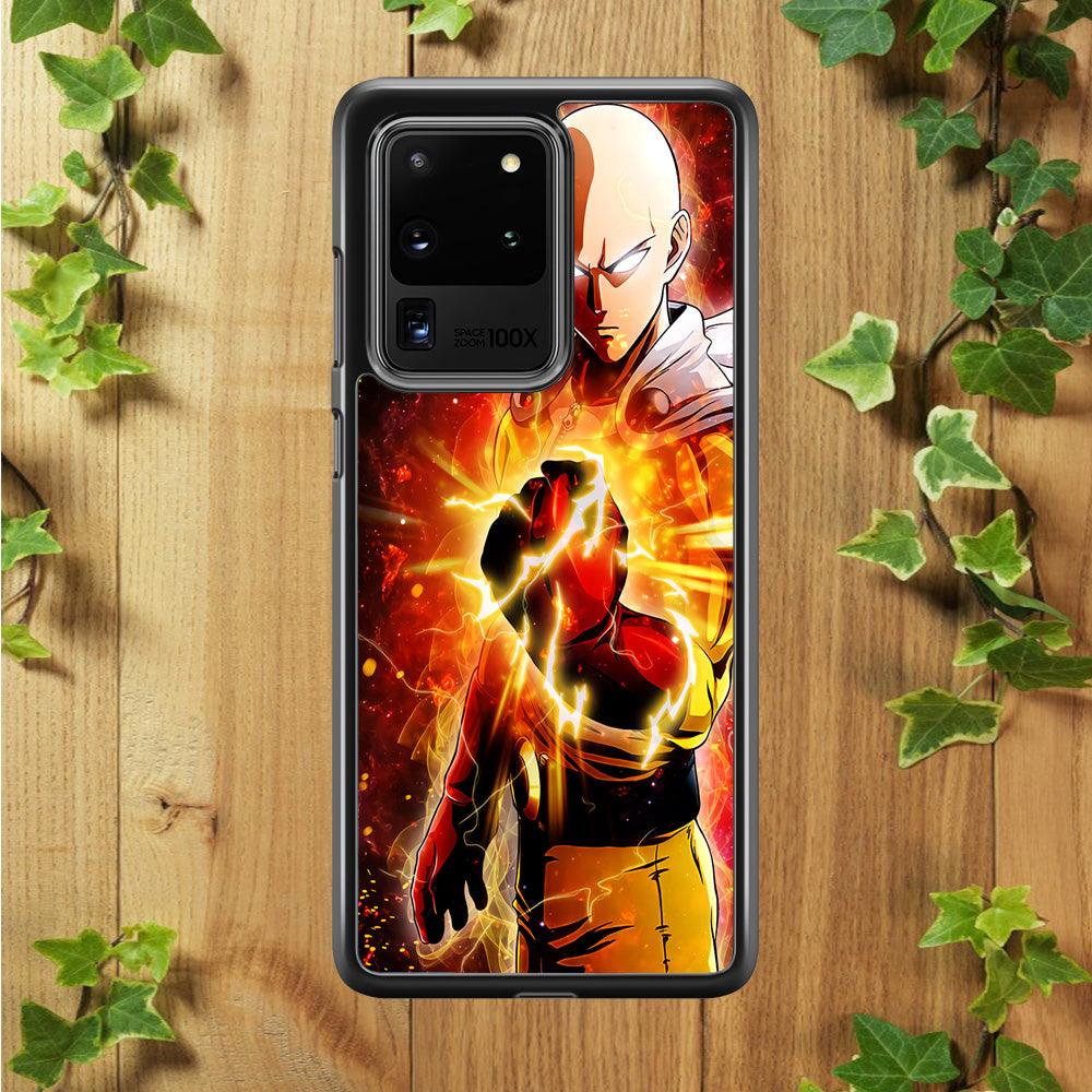 OPM Saitama Rampage Samsung Galaxy S20 Ultra Case-Plastic / Full Wrap (3D Case)-Xtracase