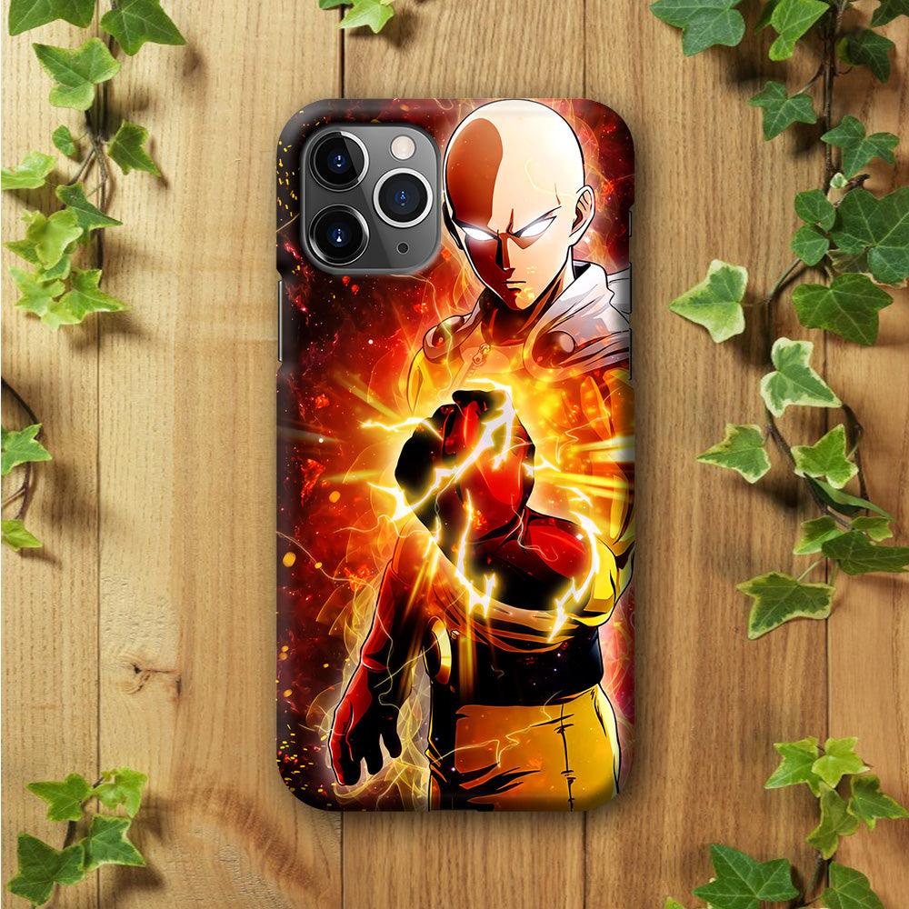 OPM Saitama Rampage iPhone 11 Pro Case-Plastic / Full Wrap (3D Case)-Xtracase