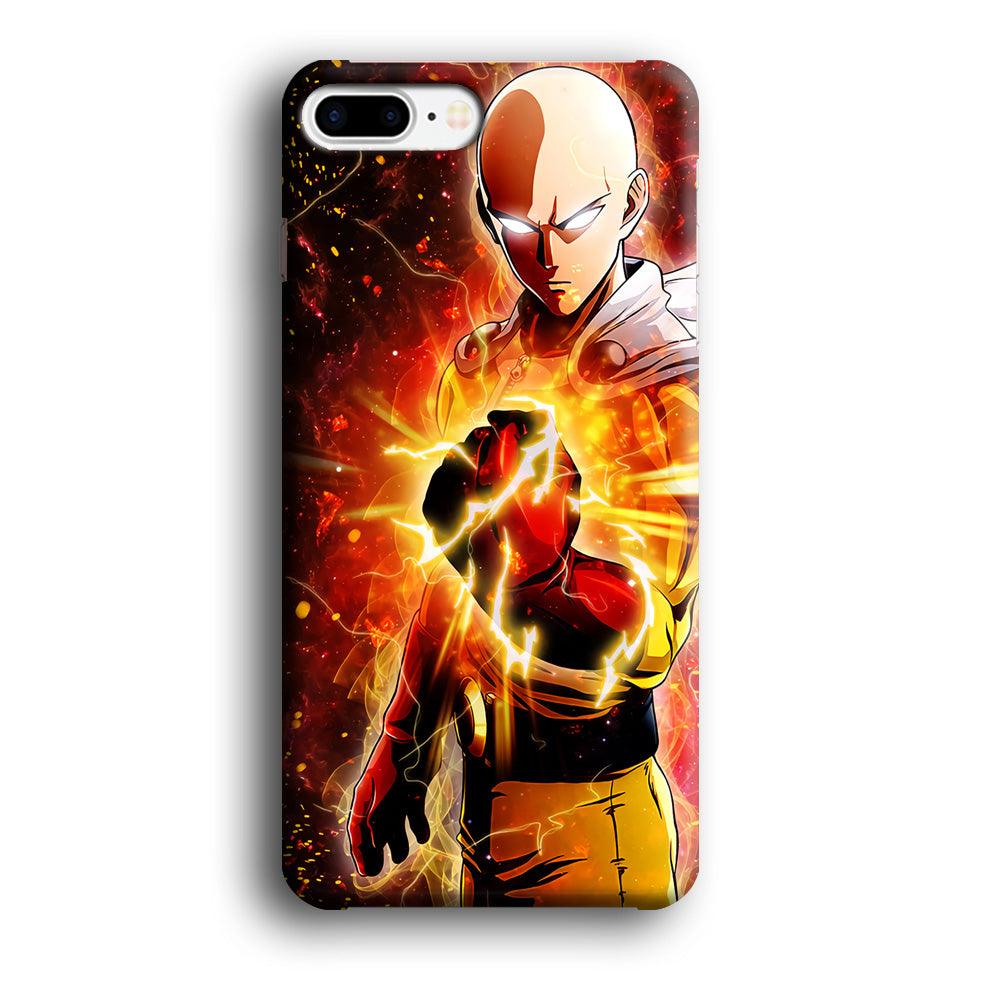 OPM Saitama Rampage iPhone 7 Plus Case-Plastic / Full Wrap (3D Case)-Xtracase