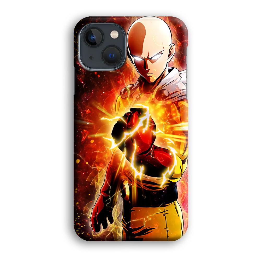 OPM Saitama Rampage iPhone 13 Mini Case-Plastic / Full Wrap (3D Case)-Xtracase