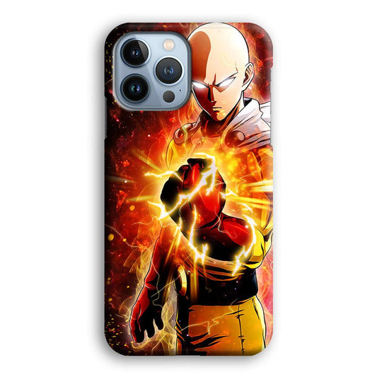OPM Saitama Rampage iPhone 13 Pro Case-Plastic / Full Wrap (3D Case)-Xtracase