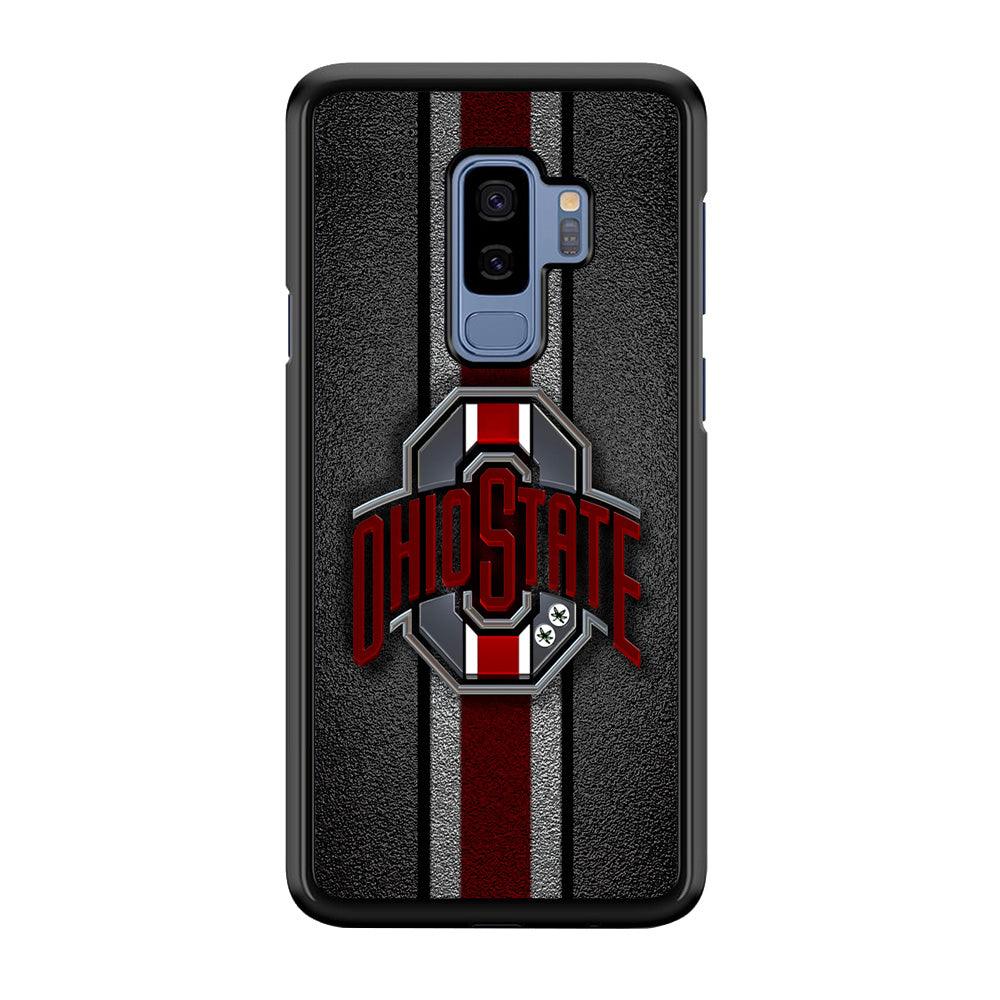 Ohio State Football Samsung Galaxy S9 Plus Case-Rubber / Black (2D Case)-Xtracase