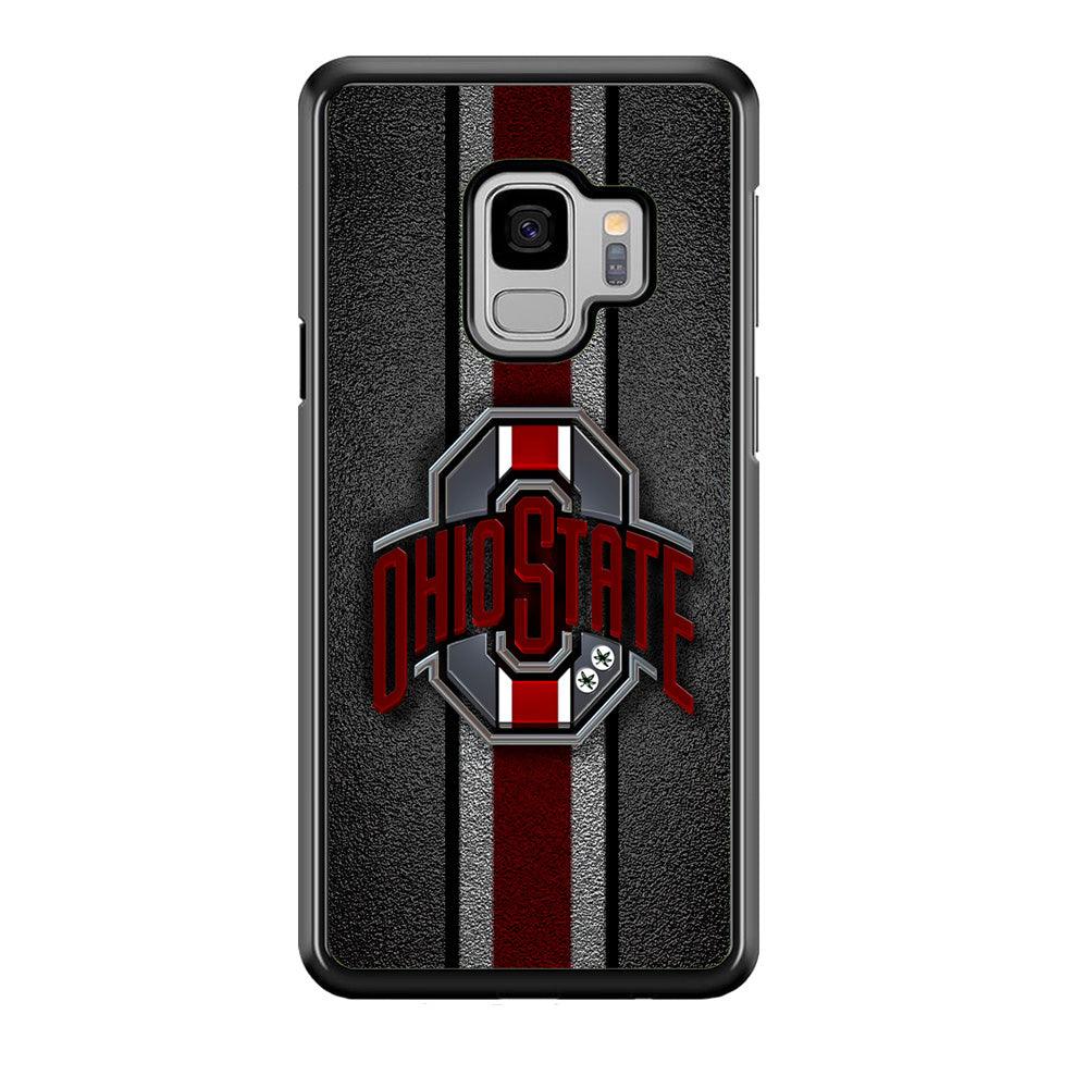 Ohio State Football Samsung Galaxy S9 Case-Rubber / Black (2D Case)-Xtracase