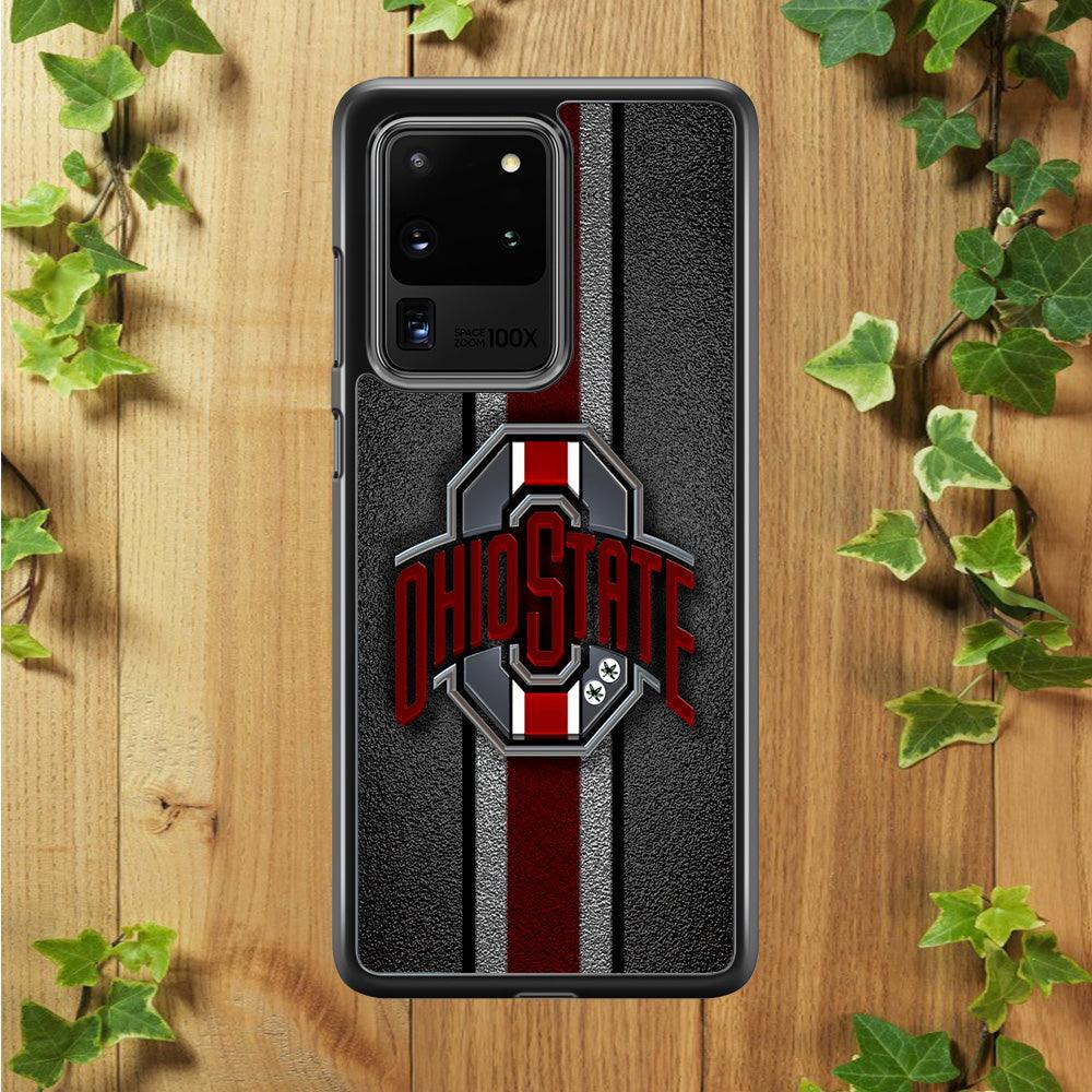 Ohio State Football Samsung Galaxy S20 Ultra Case-Plastic / Full Wrap (3D Case)-Xtracase