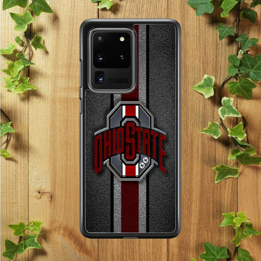 Ohio State Football Samsung Galaxy S20 Ultra Case-Plastic / Full Wrap (3D Case)-Xtracase
