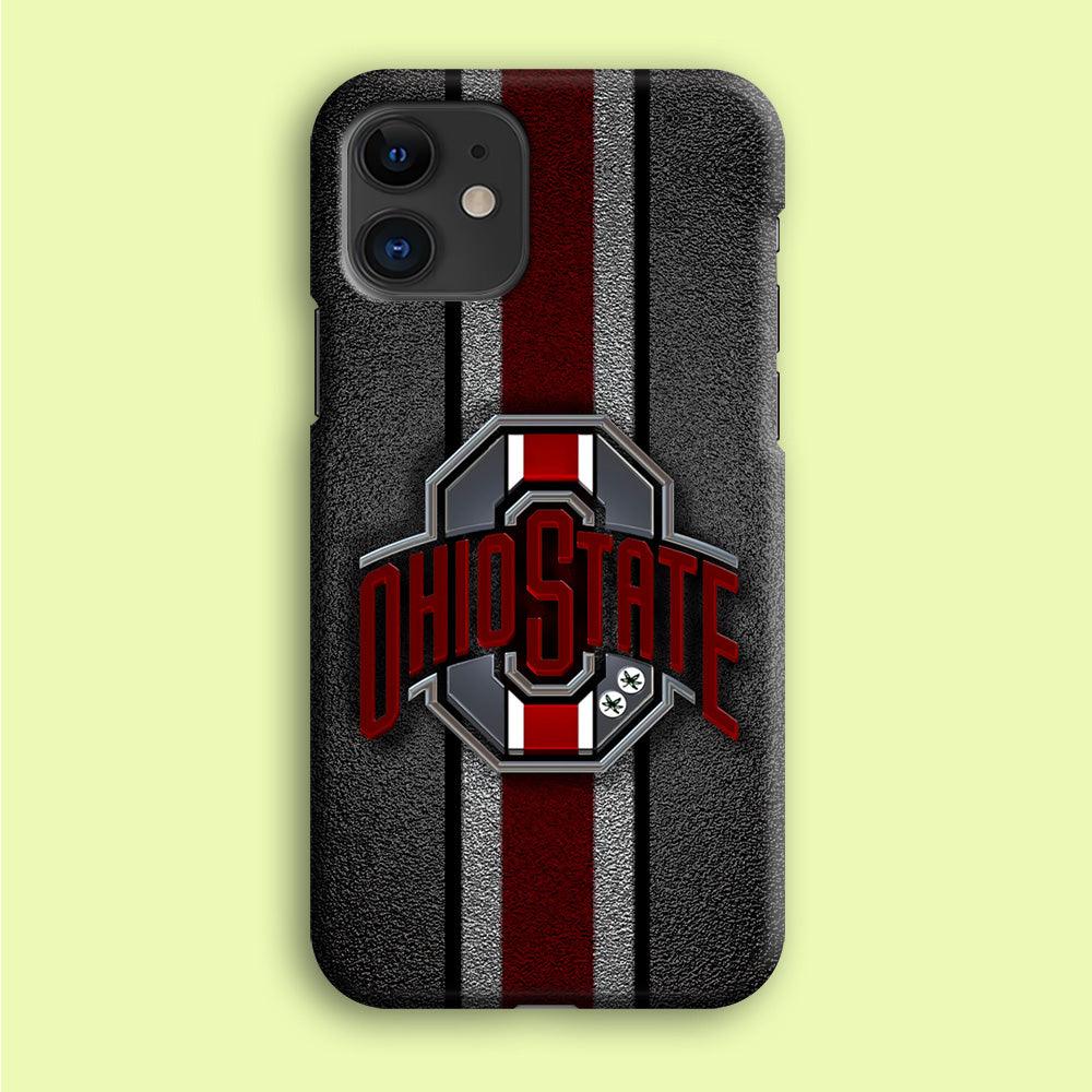 Ohio State Football iPhone 12 Mini Case-Plastic / Full Wrap (3D Case)-Xtracase