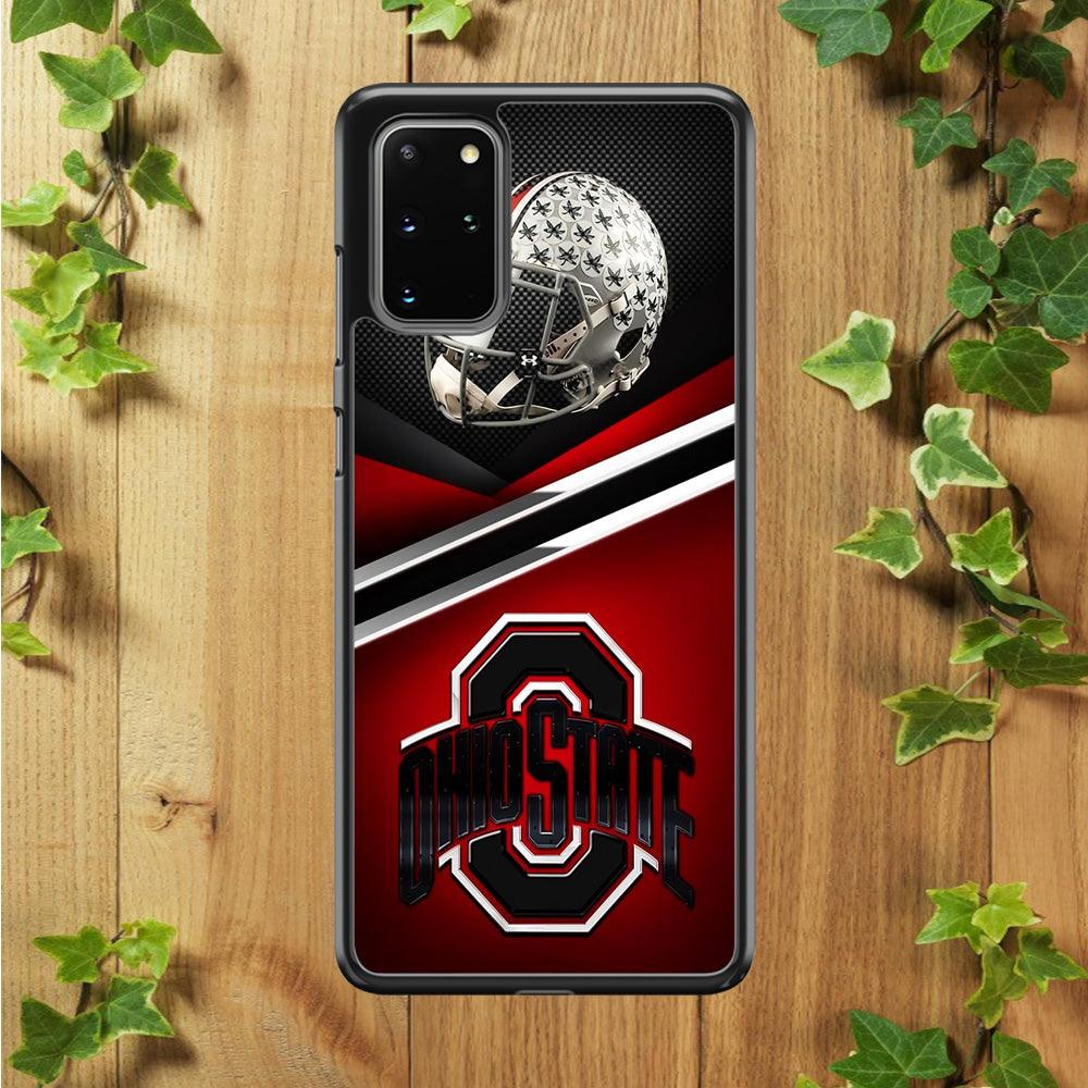 Ohio State Helmet Samsung Galaxy S20 Plus Case-Plastic / Full Wrap (3D Case)-Xtracase