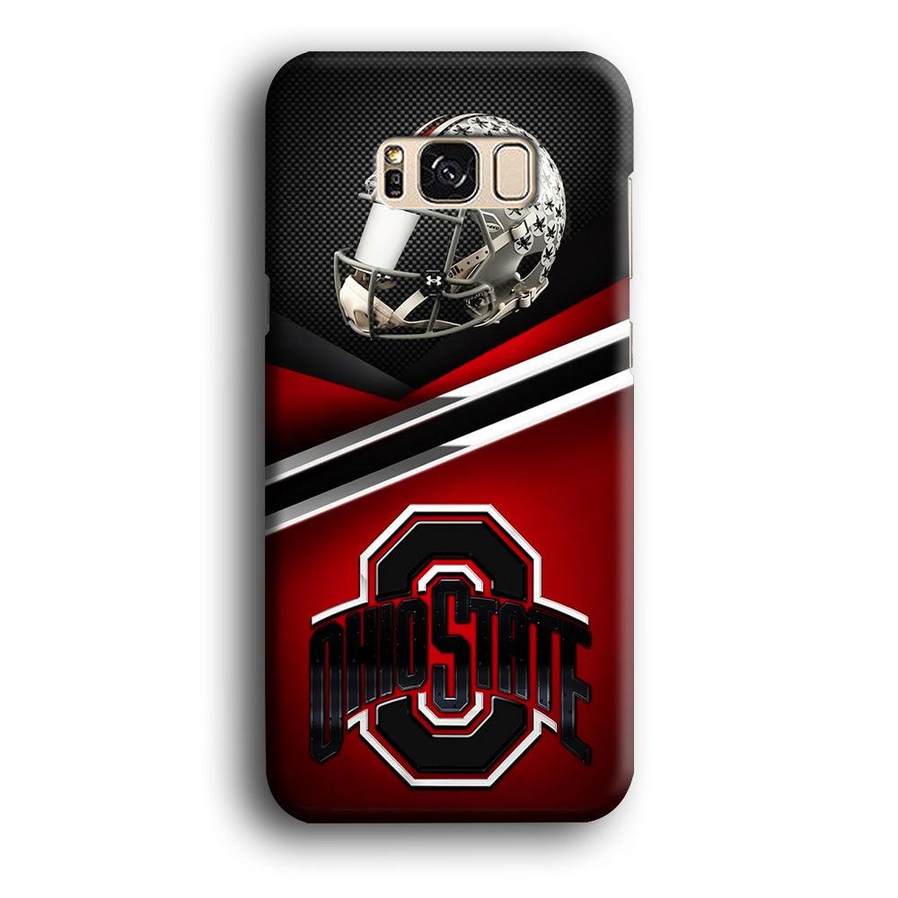 Ohio State Helmet Samsung Galaxy S8 Case-Plastic / Full Wrap (3D Case)-Xtracase