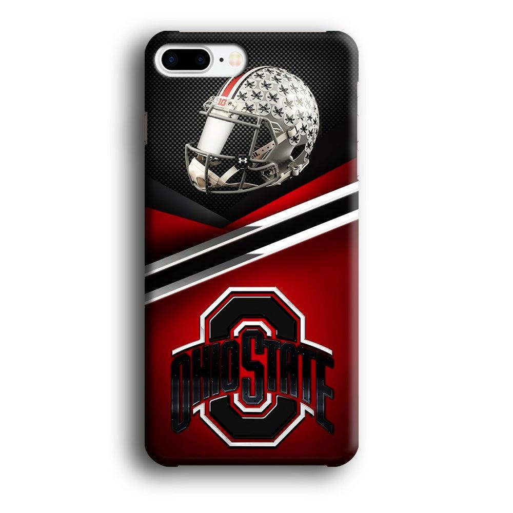 Ohio State Helmet iPhone 7 Plus Case-Plastic / Full Wrap (3D Case)-Xtracase