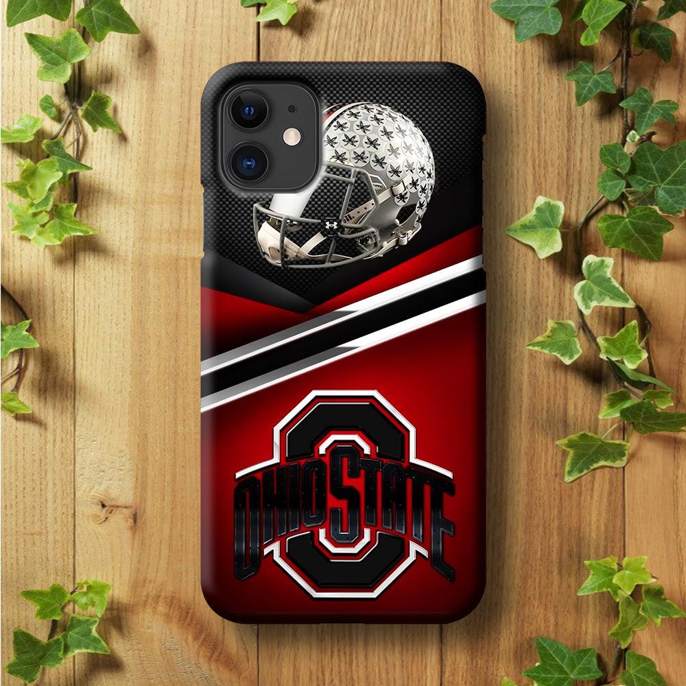 Ohio State Helmet iPhone 11 Case-Plastic / Full Wrap (3D Case)-Xtracase