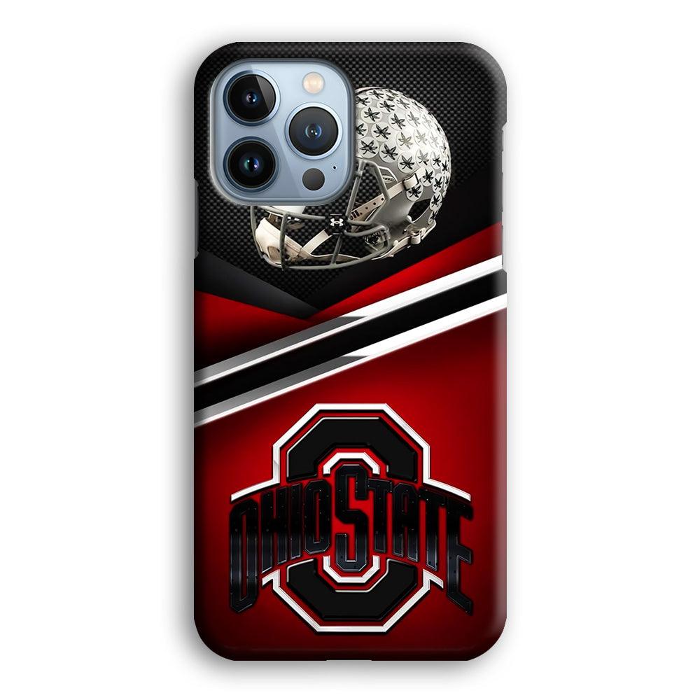 Ohio State Helmet iPhone 13 Pro Max Case-Plastic / Full Wrap (3D Case)-Xtracase