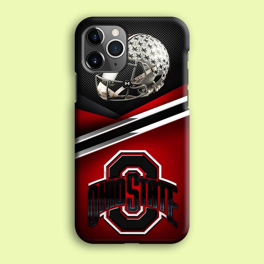 Ohio State Helmet iPhone 12 Pro Max Case-Plastic / Full Wrap (3D Case)-Xtracase