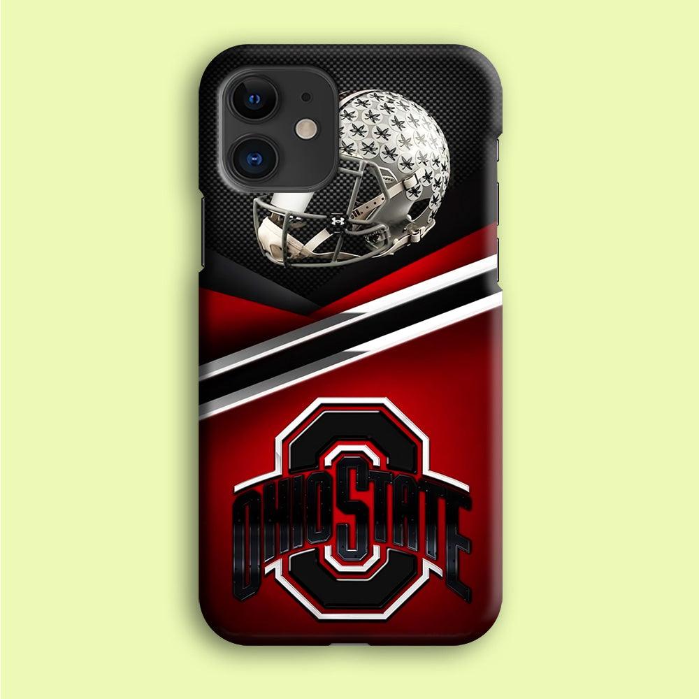 Ohio State Helmet iPhone 12 Mini Case-Plastic / Full Wrap (3D Case)-Xtracase