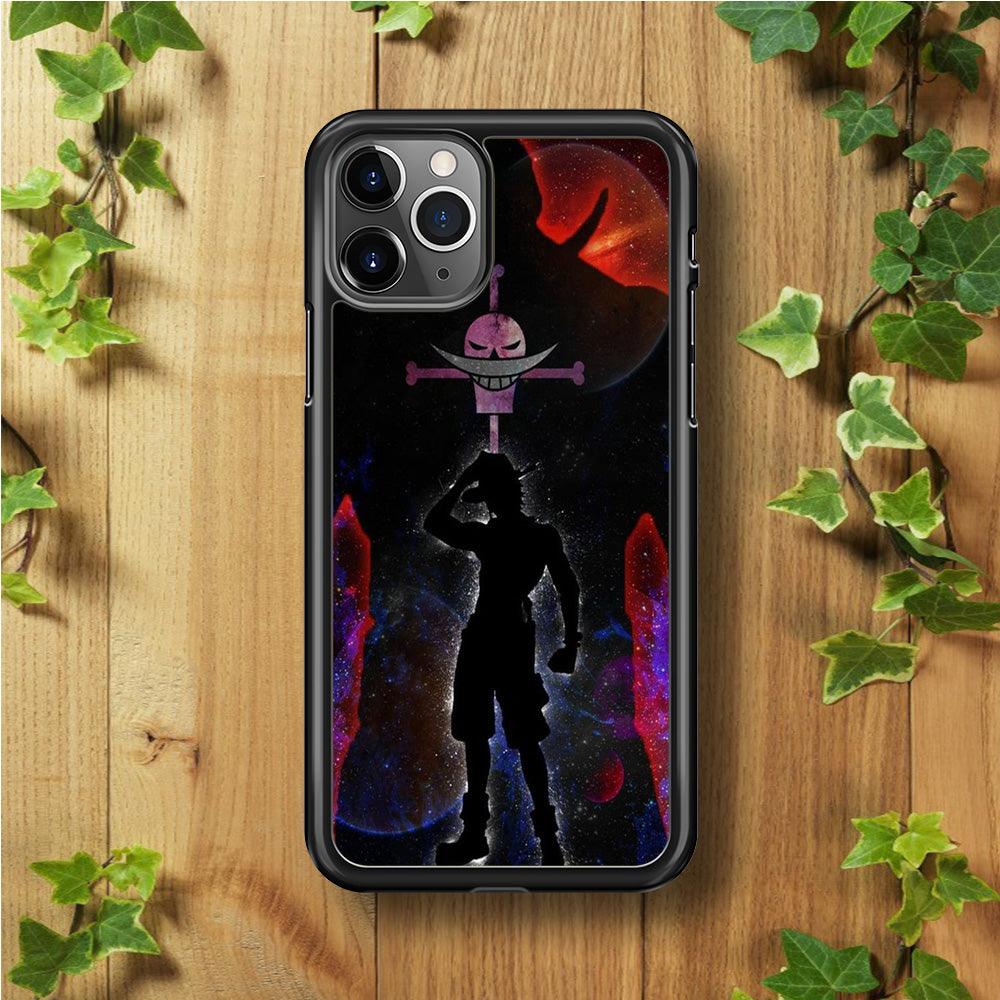 One Piece - Ace and Whitebeard iPhone 11 Pro Case-Rubber / Black (2D Case)-Xtracase