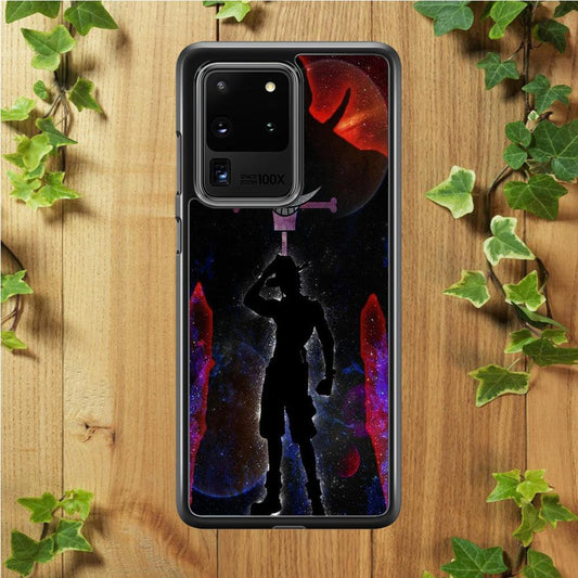 One Piece - Ace and Whitebeard Samsung Galaxy S20 Ultra Case-Rubber / Black (2D Case)-Xtracase