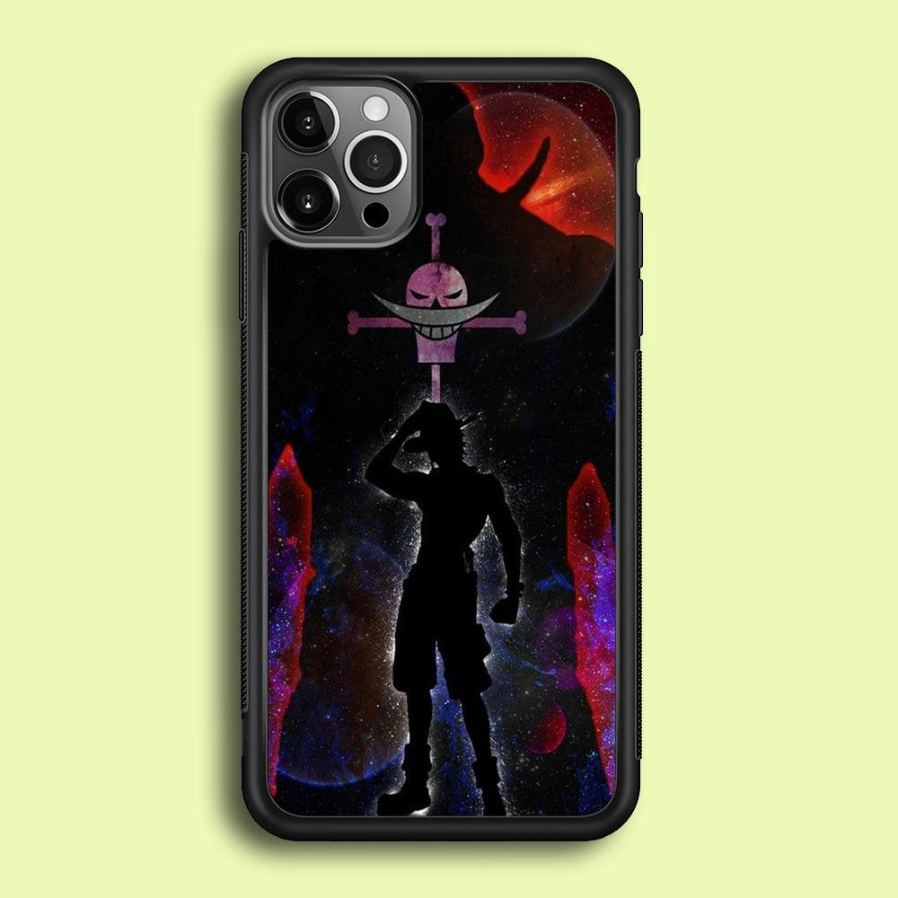 One Piece - Ace and Whitebeard iPhone 12 Pro Case-Rubber / Black (2D Case)-Xtracase