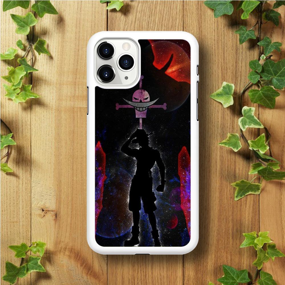 One Piece - Ace and Whitebeard iPhone 11 Pro Case-Rubber / White (2D Case)-Xtracase