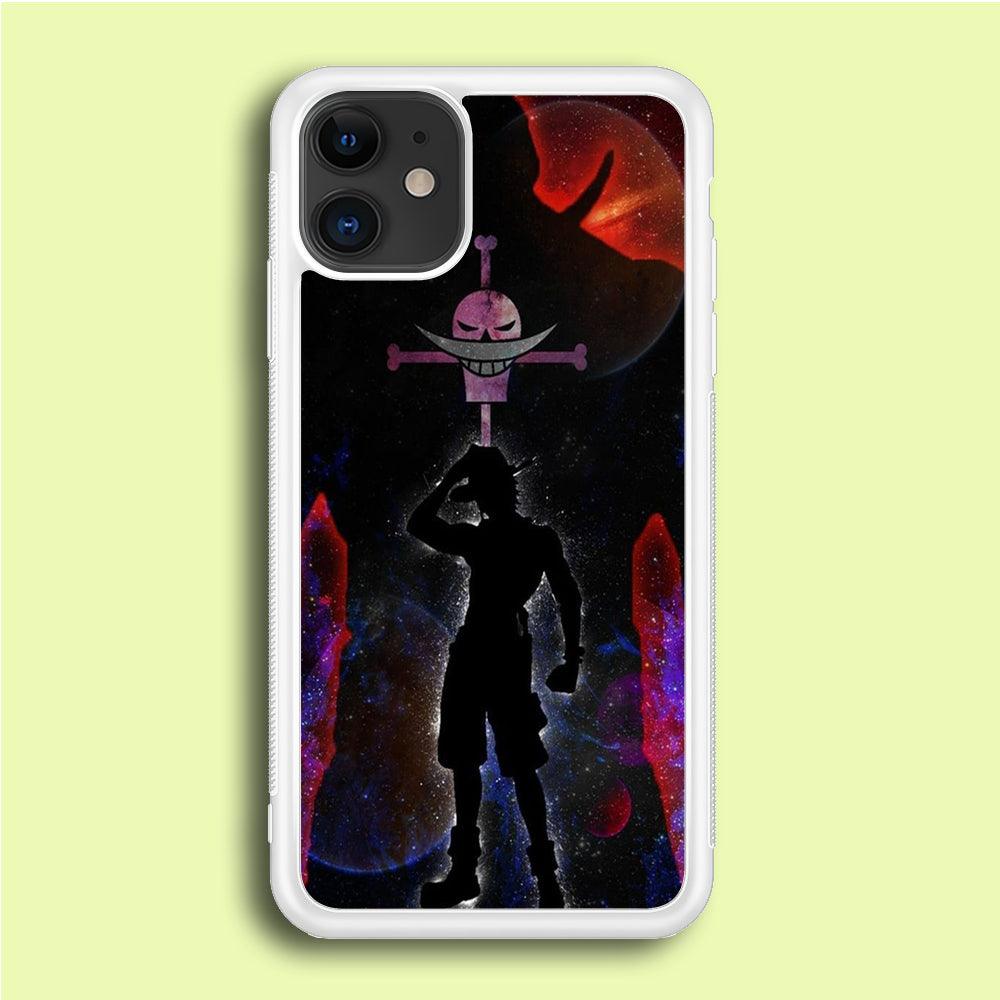 One Piece - Ace and Whitebeard iPhone 12 Case-Rubber / White (2D Case)-Xtracase
