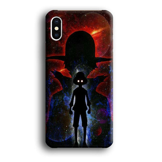 One Piece - Ace and Whitebeard iPhone X Case-Plastic / Full Wrap (3D Case)-Xtracase
