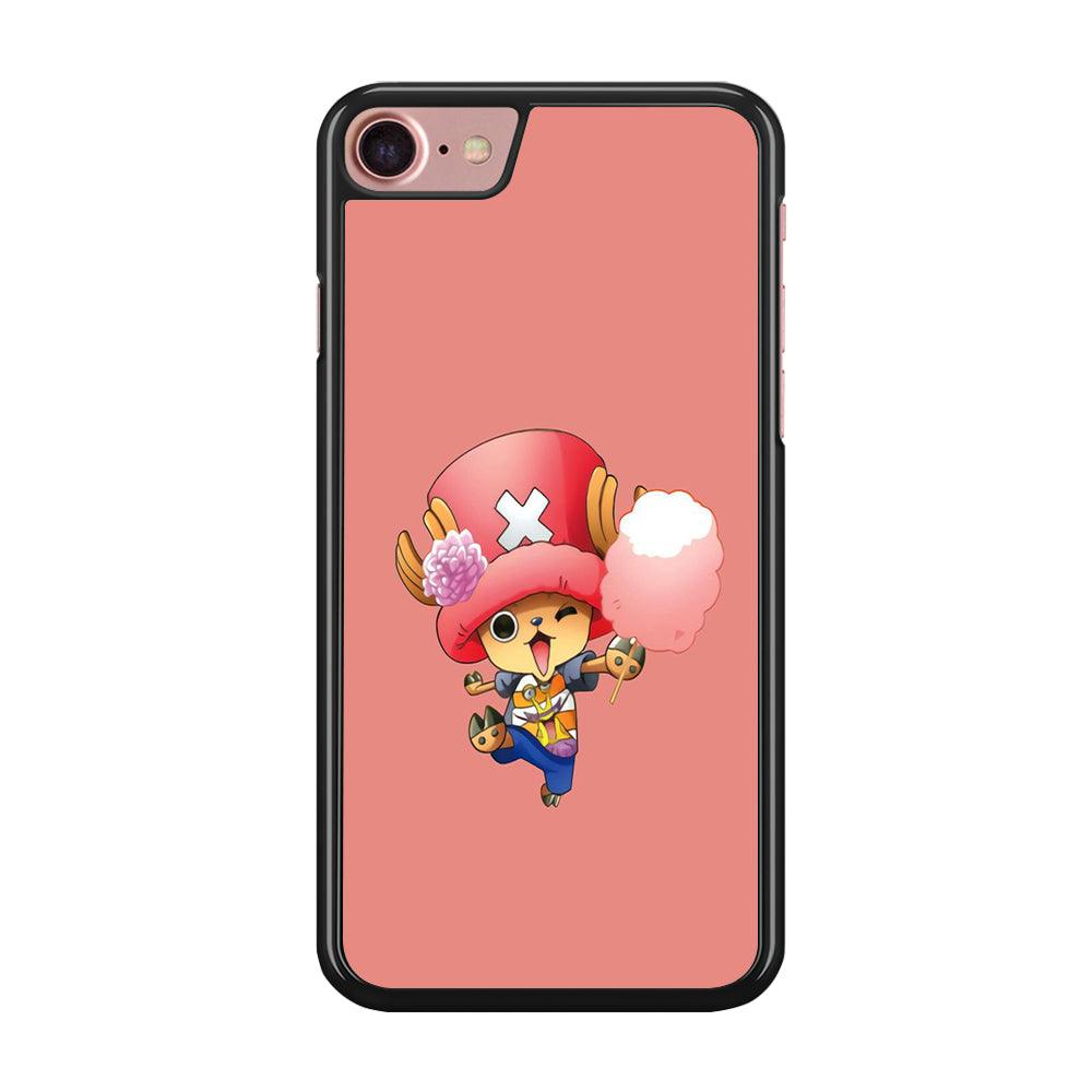 One Piece - Tony Tony Chopper 002 iPhone 7 Case-Rubber / Black (2D Case)-Xtracase