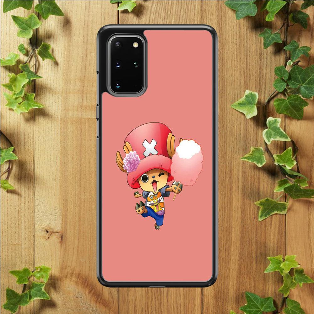 One Piece - Tony Tony Chopper 002 Samsung Galaxy S20 Plus Case-Rubber / Black (2D Case)-Xtracase