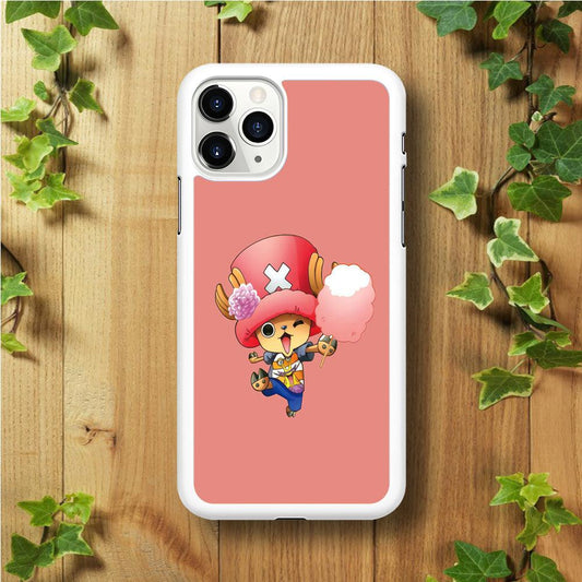 One Piece - Tony Tony Chopper 002 iPhone 11 Pro Case-Rubber / White (2D Case)-Xtracase