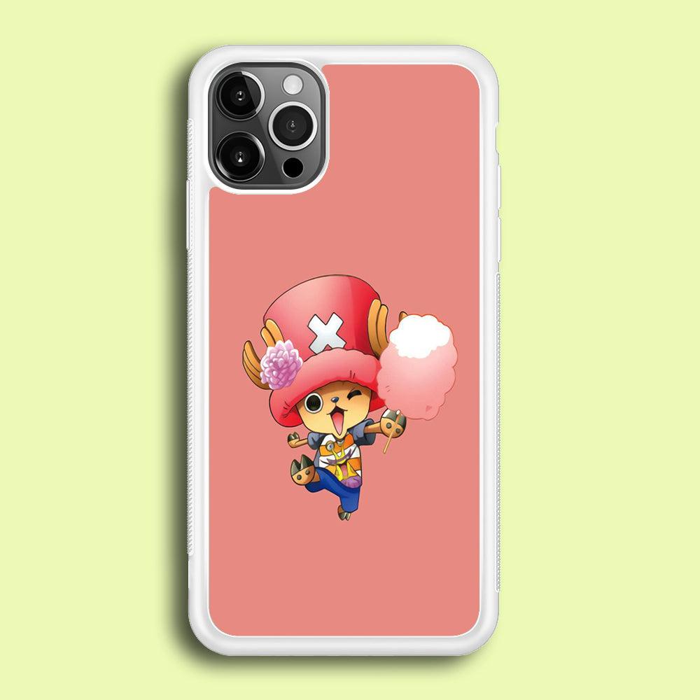 One Piece - Tony Tony Chopper 002 iPhone 12 Pro Case-Rubber / White (2D Case)-Xtracase