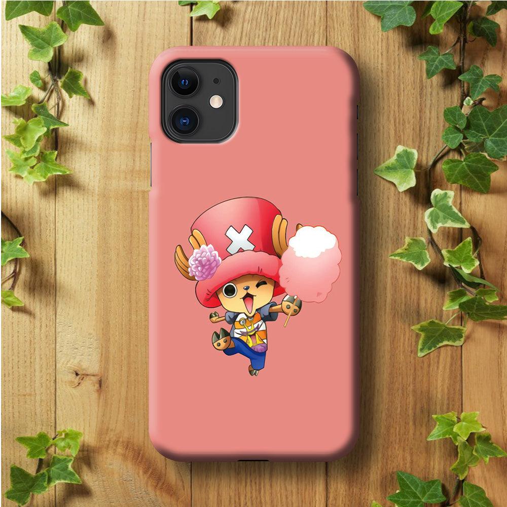 One Piece - Tony Tony Chopper 002 iPhone 11 Case-Plastic / Full Wrap (3D Case)-Xtracase