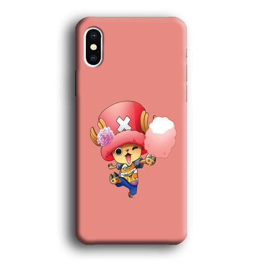 One Piece - Tony Tony Chopper 002 iPhone X Case-Plastic / Full Wrap (3D Case)-Xtracase